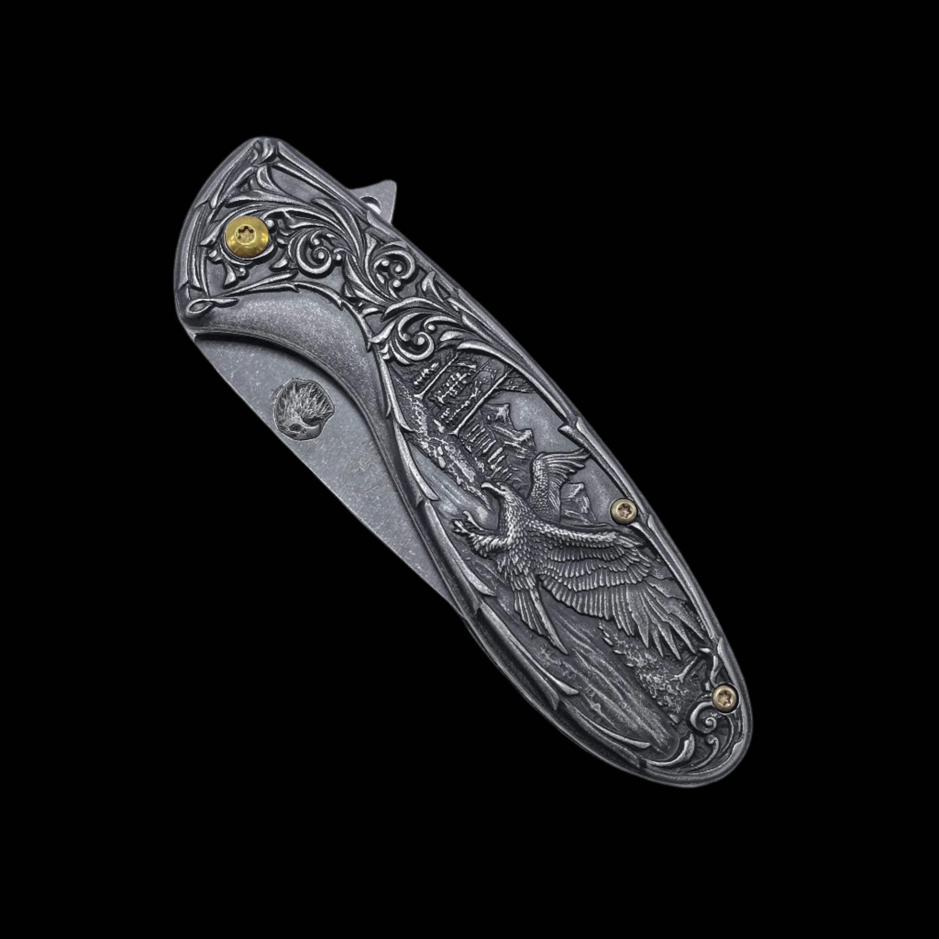 Engraved Falcon Pocket Knives - Premium Wholesale Knives Distributor