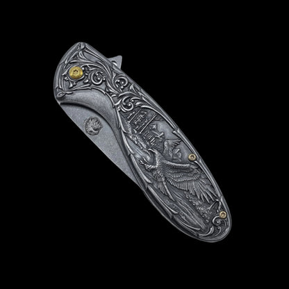 Engraved Falcon Pocket Knives - Premium Wholesale Knives Distributor