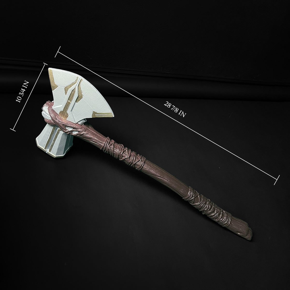 29" Long Foam Axe With Foam Tree Branch Handle