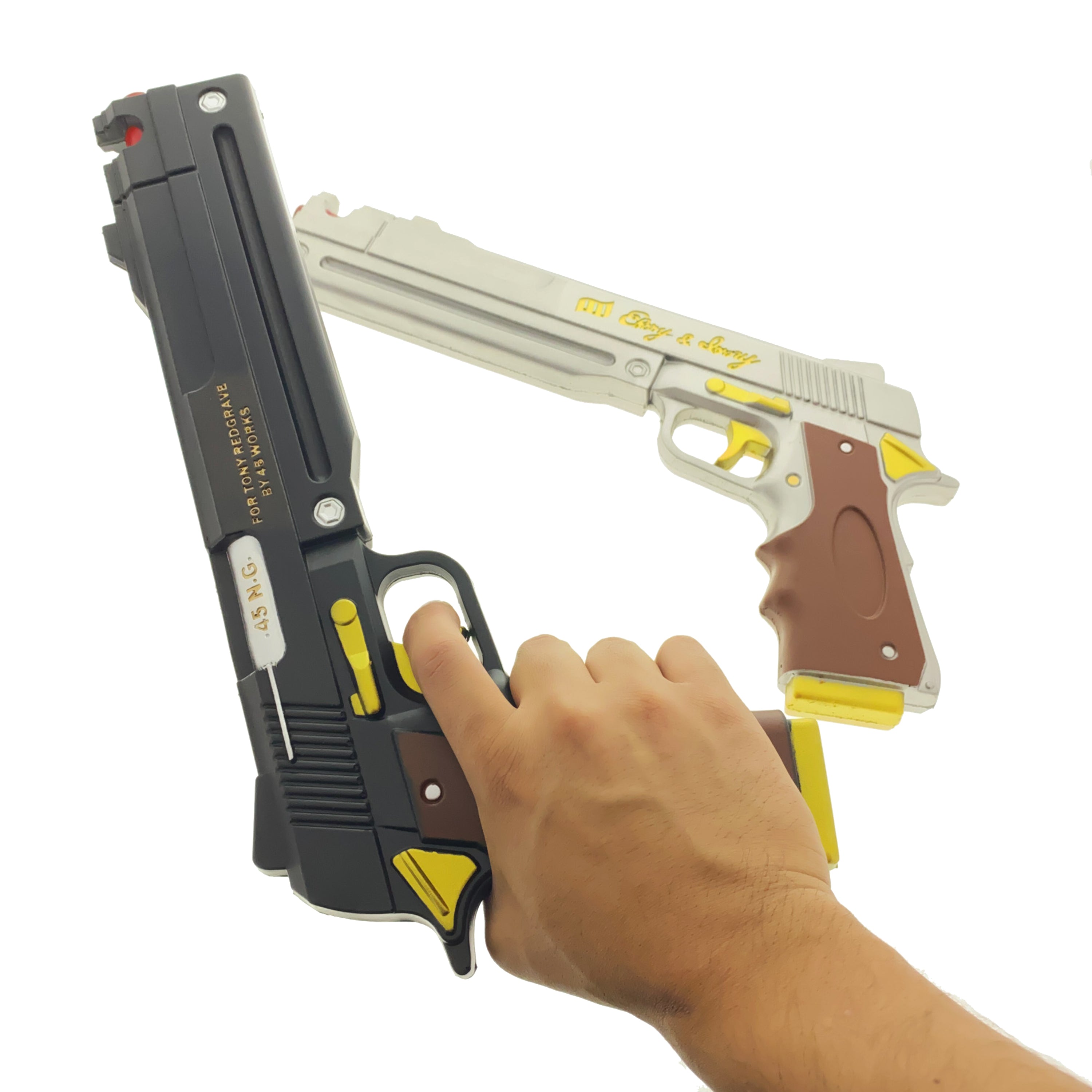 2 PCS SET Foam Decorative Gun