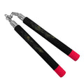 12" Black Dragon Foam Nunchaku w/ Metal Chain