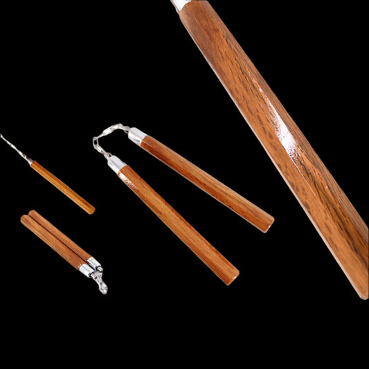 Wooden Nunchakus -12" Nunchakus