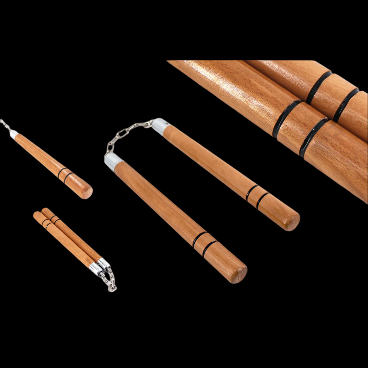 Wholesale Wooden Nunchakus - 12" Nunchakus | Martial Arts Supplies