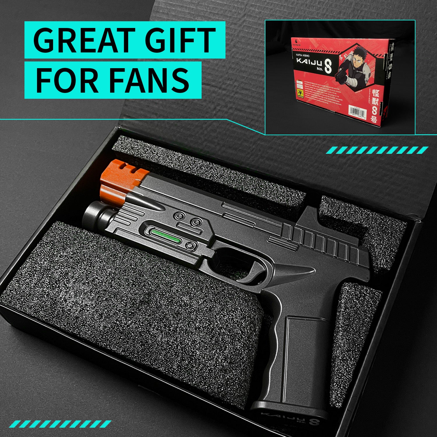 Official Supplier - Kaiju No. 8 Defense Force Foam Pistol