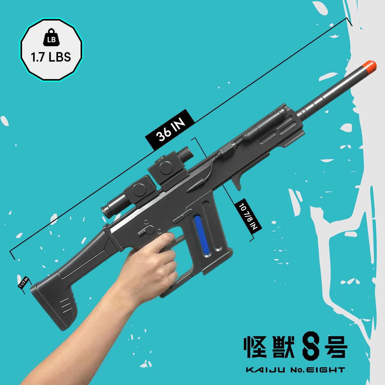 Officially Licensed  Kaiju No. 8  Foam Reno's Rifle
