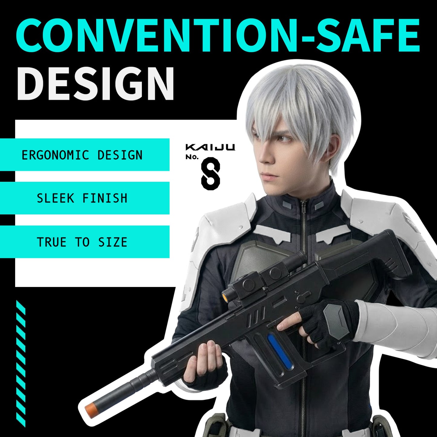 Officially Licensed  Kaiju No. 8  Foam Reno's Rifle
