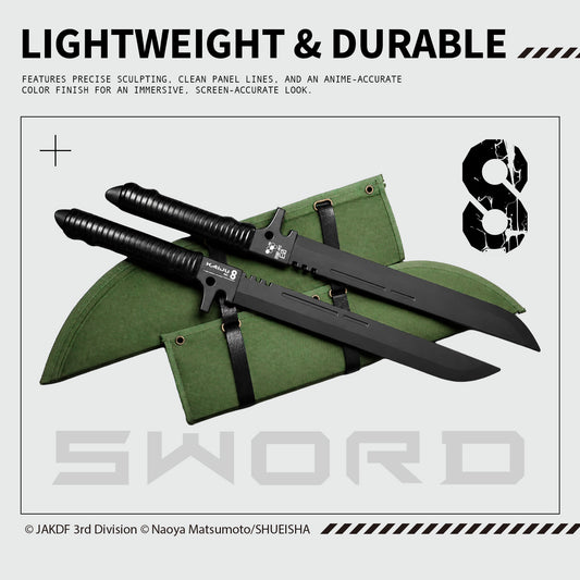 Officially Licensed  Kaiju No. 8 Foam Hoshina's Swords