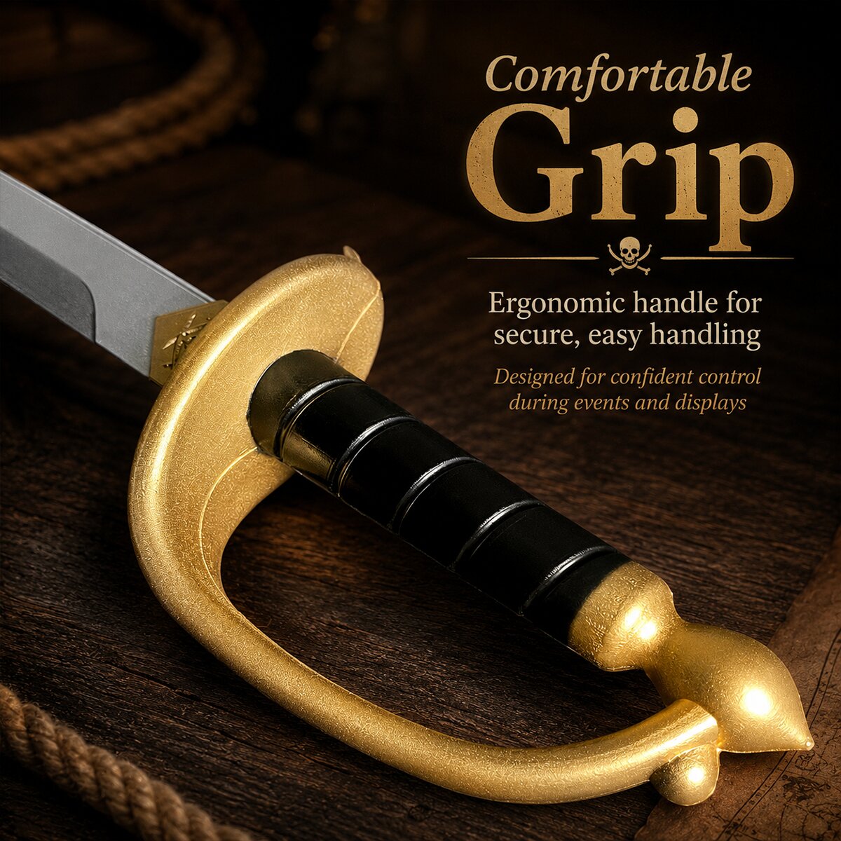 30 1/2" Foam Cutlass Pirate Sword