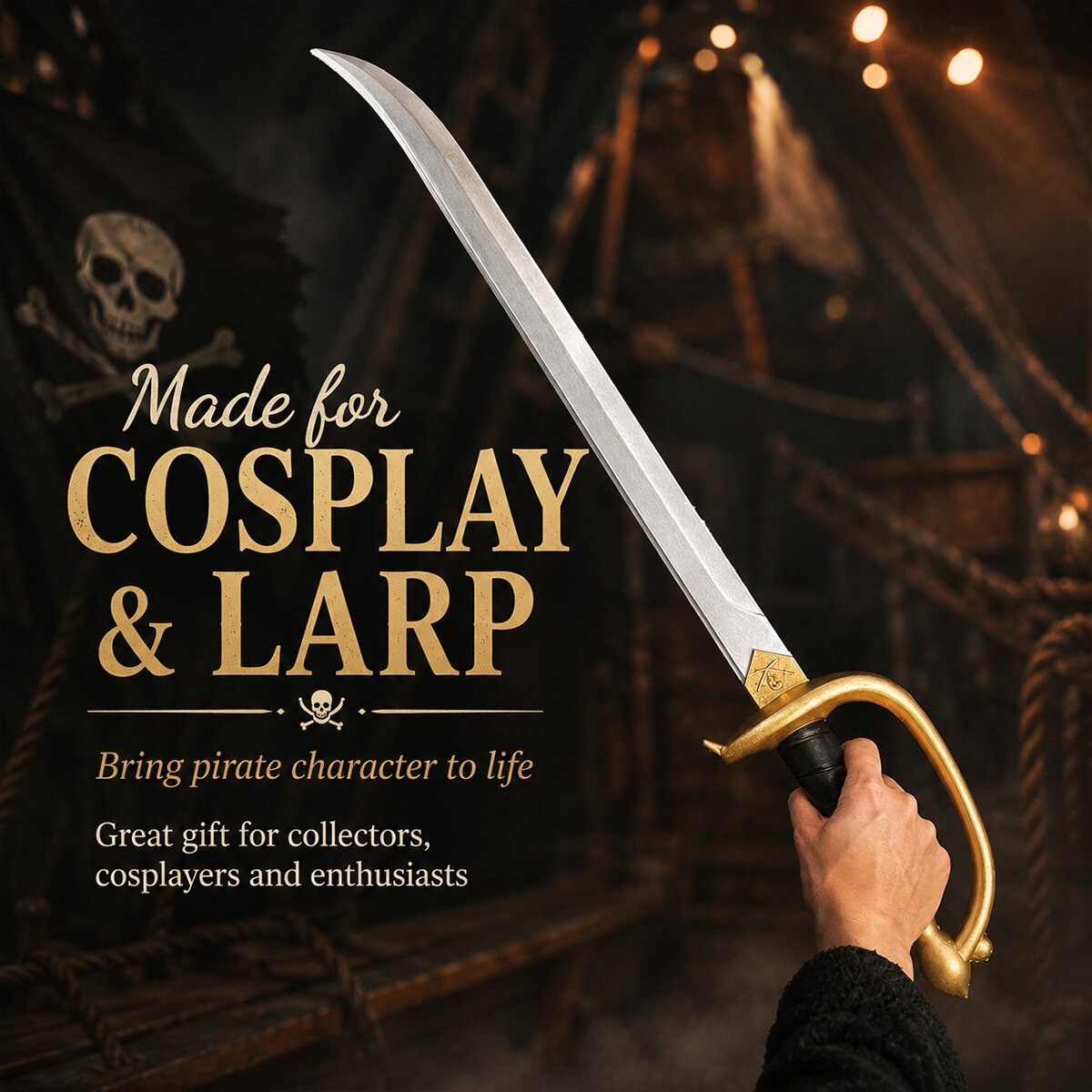 30 1/2" Foam Cutlass Pirate Sword
