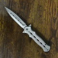 Sigma Ball Bearing Folding Knife -3 3/4" Blade / 4 3/4" Handle / Ball Bearing System / Gray