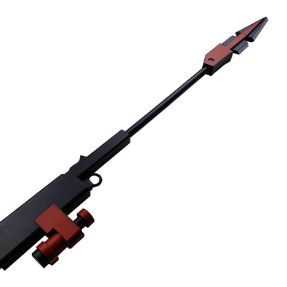 70" Overall Foam Rose Scythe