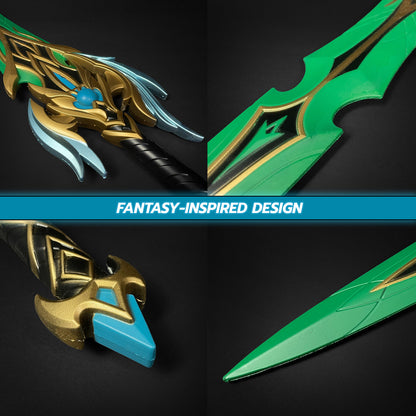 39.2.5" Fantasy Foam Power Sword (Green)
