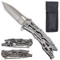 Falcon Chrome Spring Assisted Pocket Knife