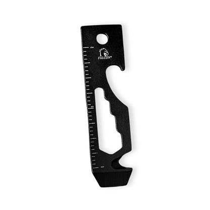 Falcon Black Multi-Tool - 2.7" 8-in-1 Multi-Tool Keychain