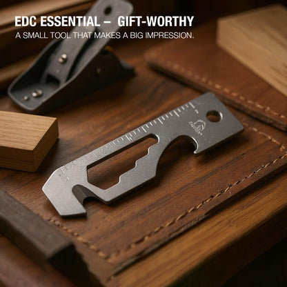 Falcon Black Multi-Tool - 2.7" 8-in-1 Multi-Tool Keychain