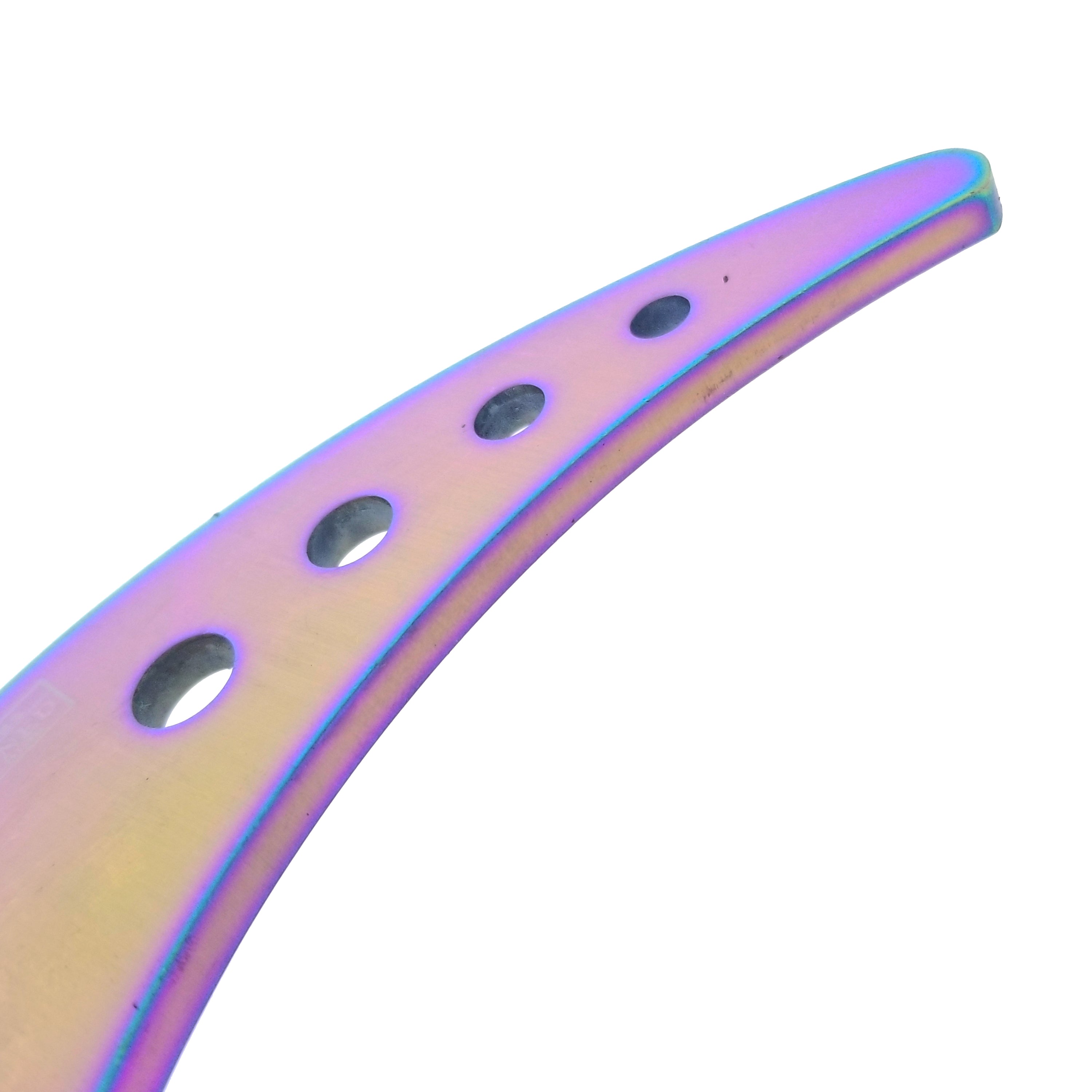 3" Rainbow Blade / Black Handle / Tactical Knife