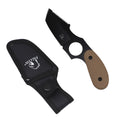 Falcon G10 Fixed-Blade Hunting Knife, Black Blade - KC783BSG