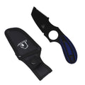 Falcon Micarta Fixed-Blade Hunting Knife with Silver Blade