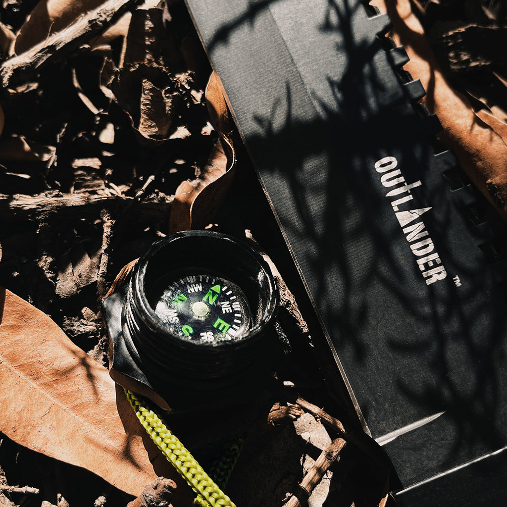 Outlander 9" Black Blade Hunting Knife
