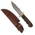 Rocky Mountain Damascus Fixed-Blade Hunting Knife | KCM642WD