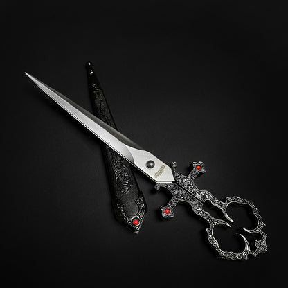 10 1/4" Black Bodice Scissors Dagger