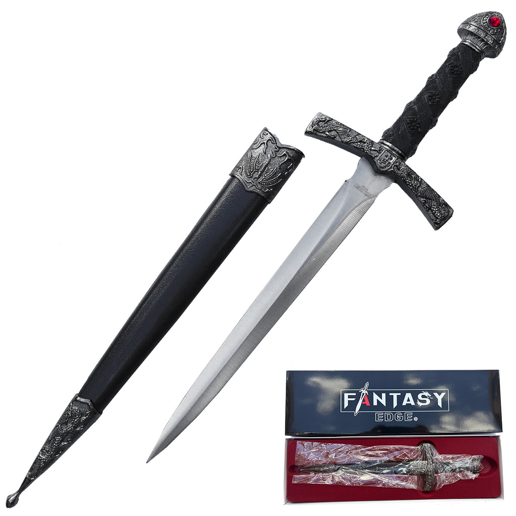 14'' fleur de lis Medieval Dagger