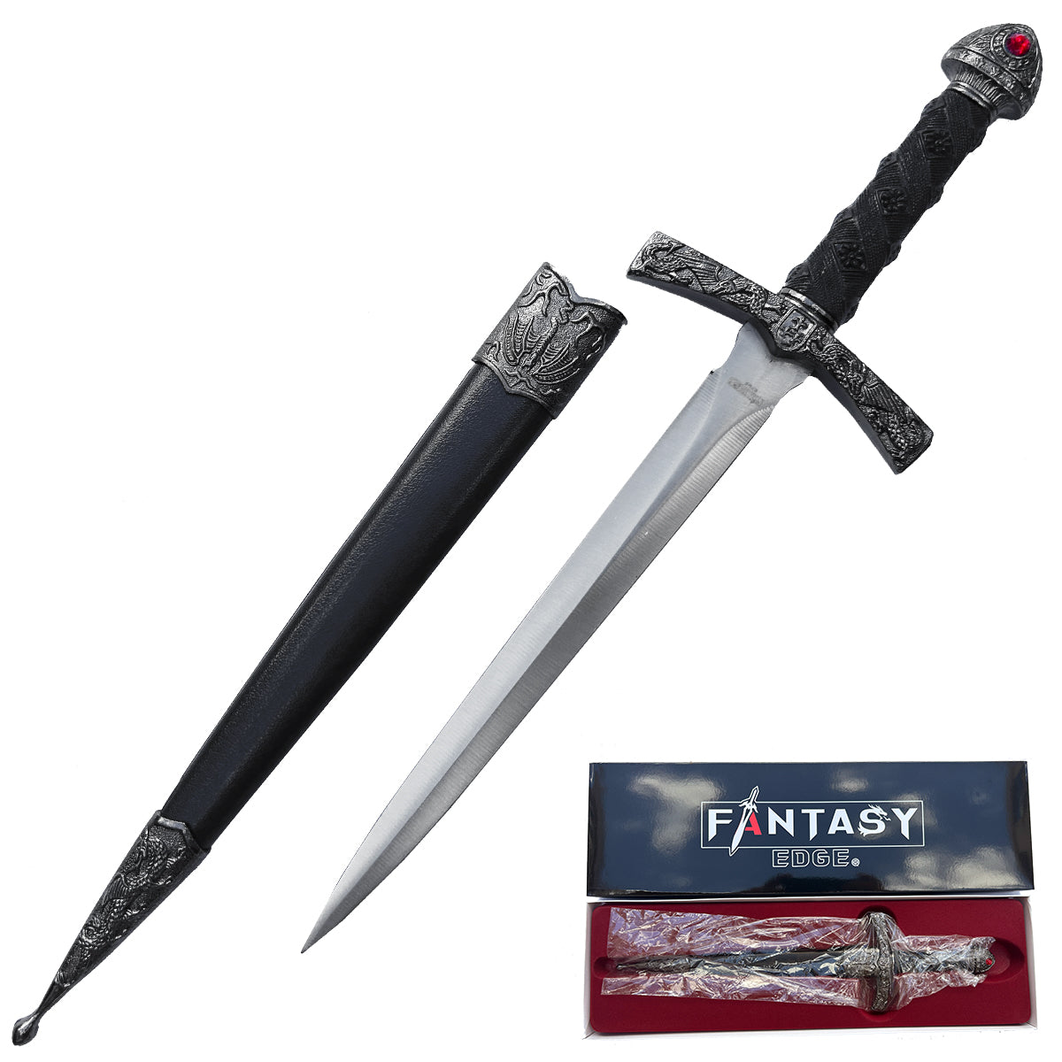 14'' fleur de lis Medieval Dagger