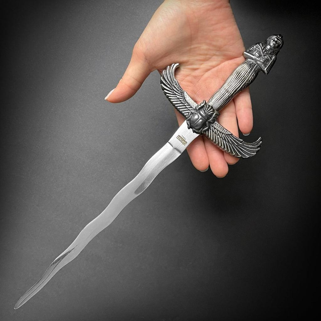 17" Egyptian Pharaoh Fantasy Dagger with scabbard