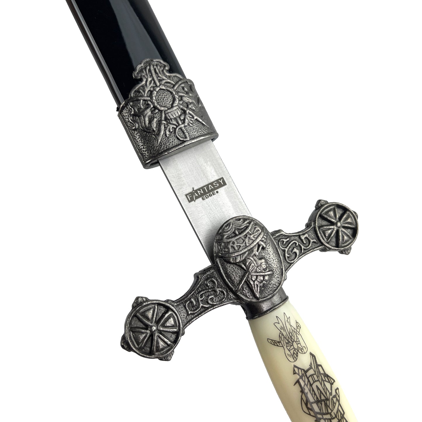 13 1/2" Renaissance Dagger Knights Templar