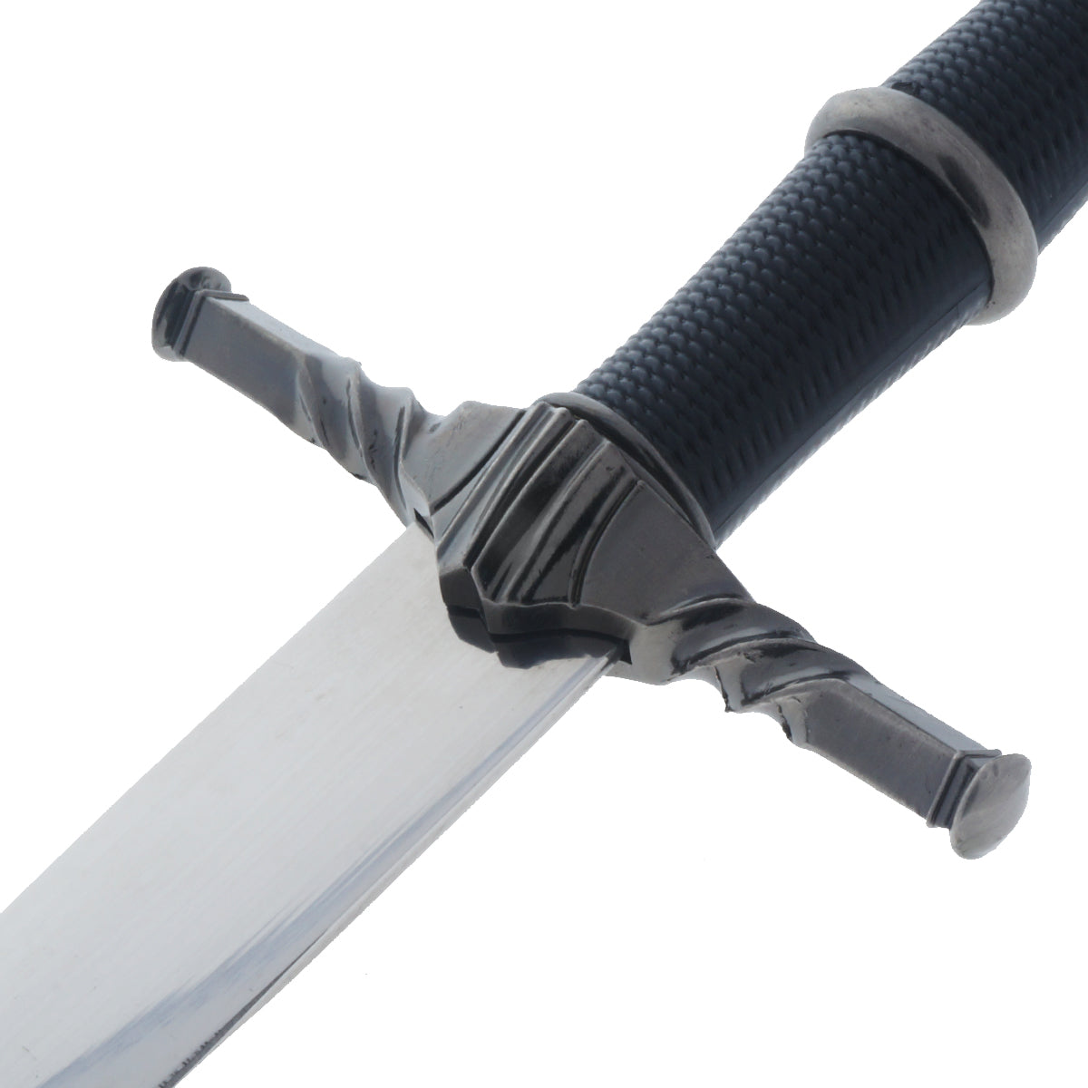 16"  Black Wolf Head Medieval Dagger w/Plastic Scabbard