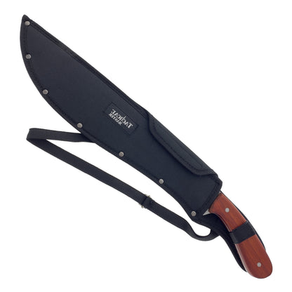 19" Wood Handle Hunting Knife