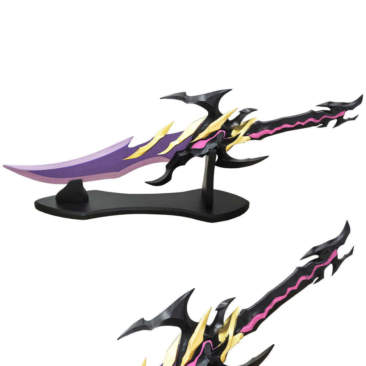25" Metal Fantasy Daggers w/Plaque