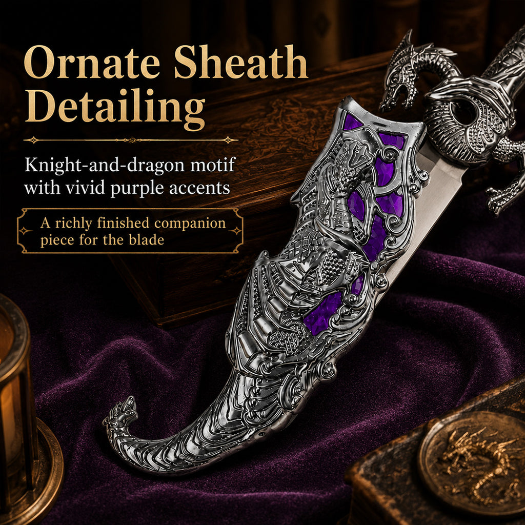 10" Fantasy Dragon Dagger with gift box