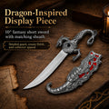 Fantasy Dragon 10" Dagger Red Fitting