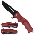 Falcon KS1072BD Folding Knife | Burgundy Handle, 3.5-Inch Blade
