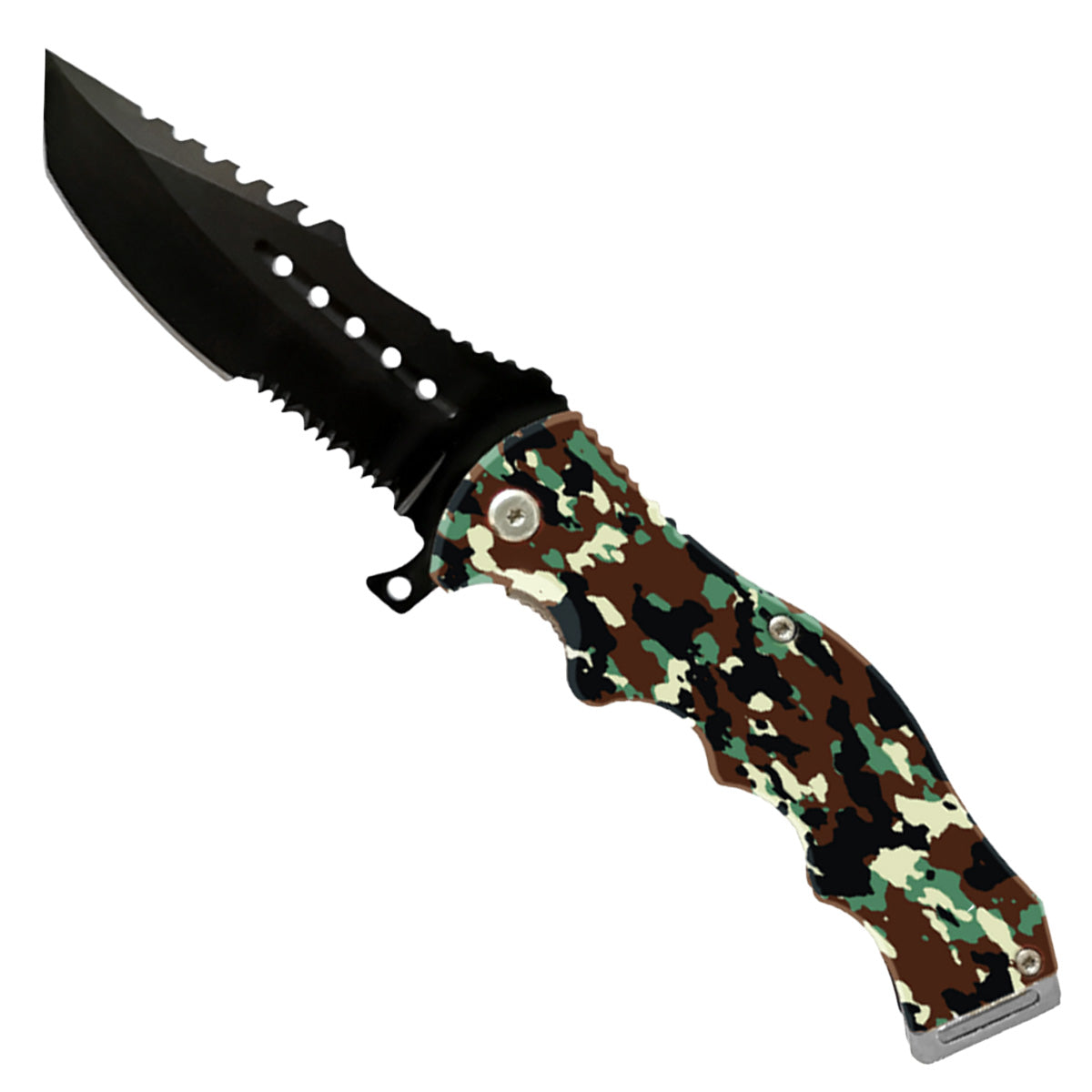 4" Blade / Camo Handle / Assisted Knife