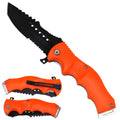 Falcon KS1072OR Folding Knife | Orange Handle, 3.5-Inch Blade