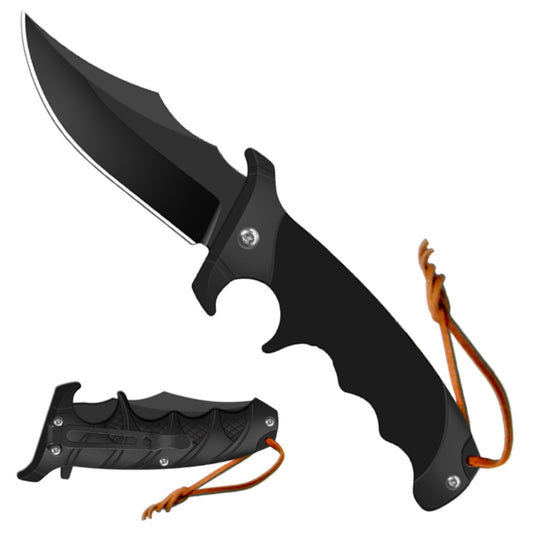 Black Spring Assisted Pocket Knife