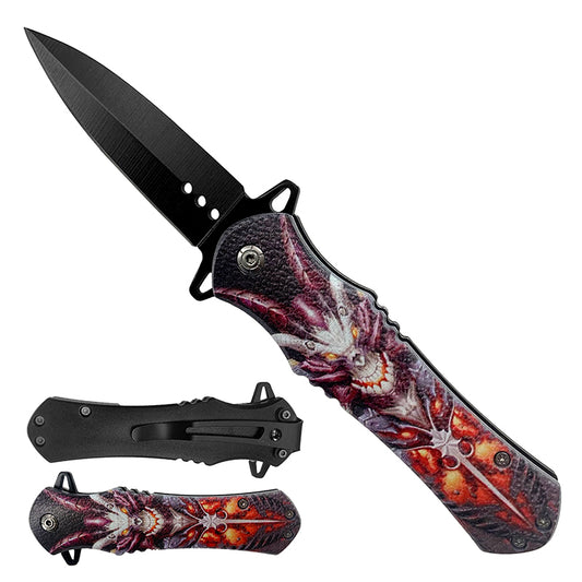 Demon Spring Assisted Pocket Knife