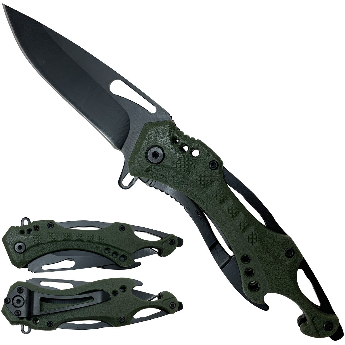 spring-assisted-green-pocket-knife-bottle-opener-handle