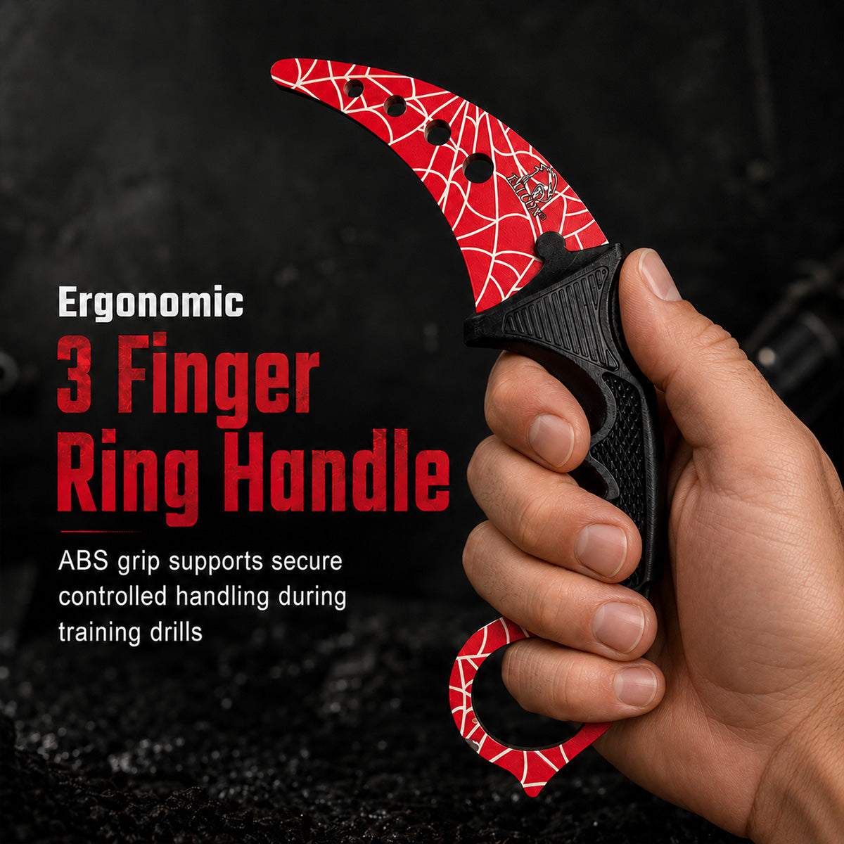 Falcon Karambit Spider Web Training Knife