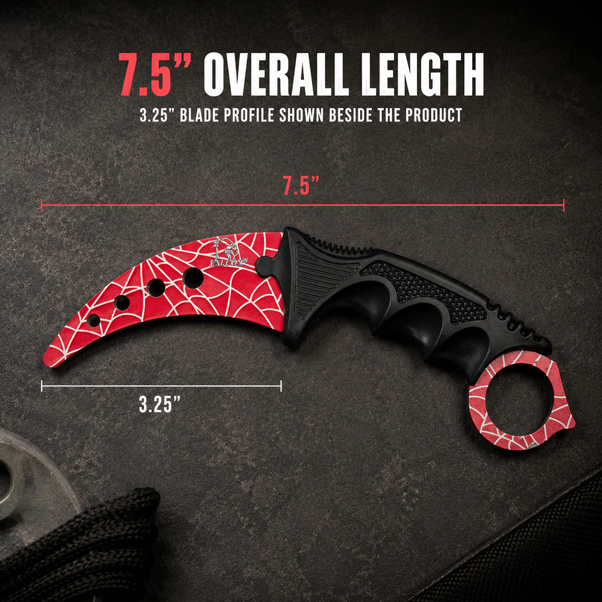 Falcon Karambit Spider Web Training Knife