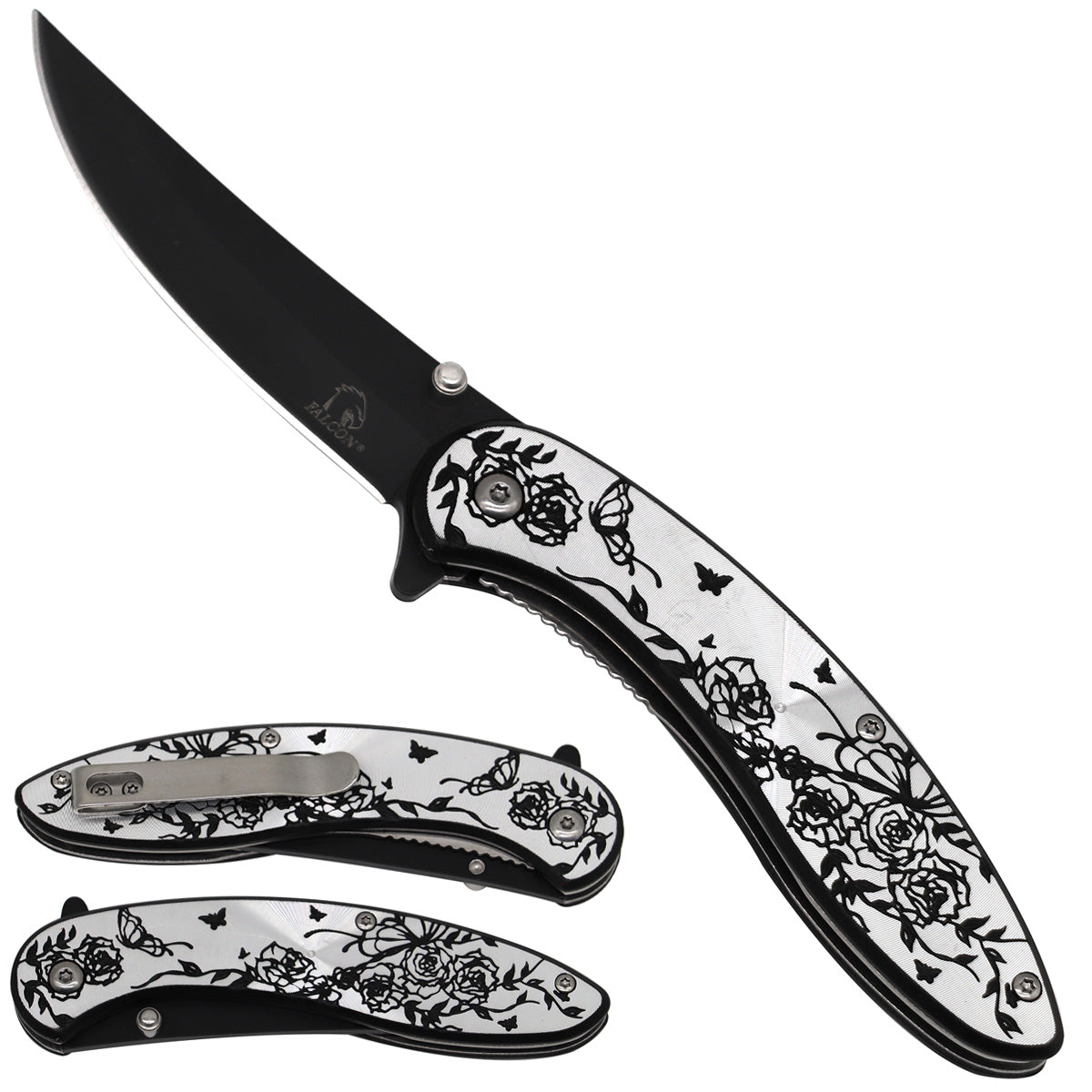 Falcon Spring Assisted Pocket Knife - Butterfly Knife