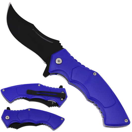 Navy Spring Assisted Pocket Knife