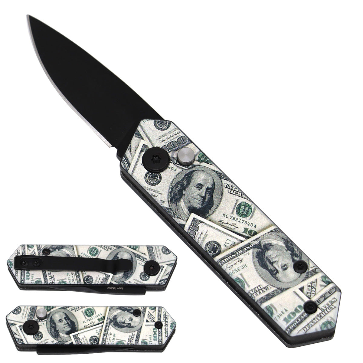 Mini Switchblade - Benjamin Franklin Handle