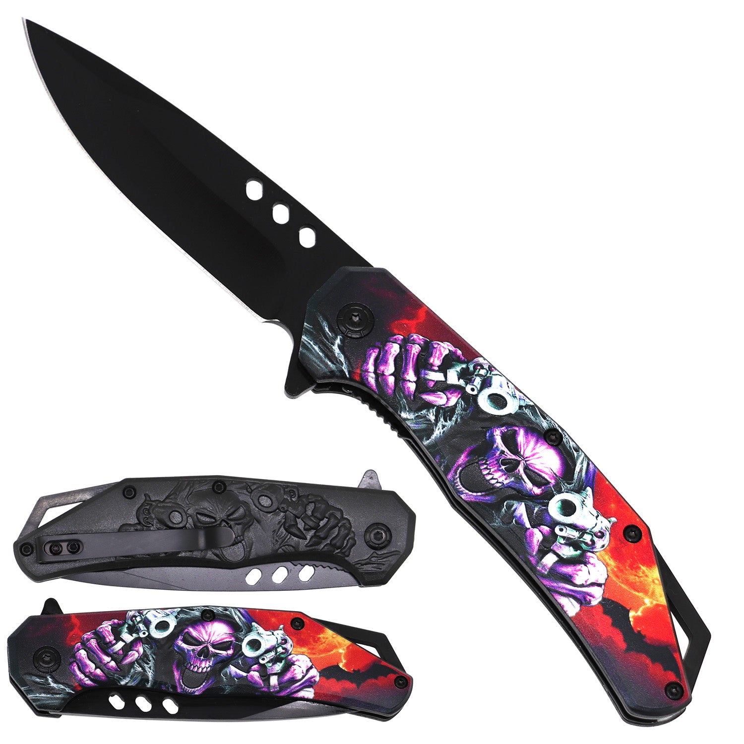 purple-skeleton-spring-assisted-pocket-knife