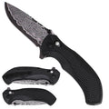 KS1510DM-4 Damascus Blade Spring Assisted Folding Knife