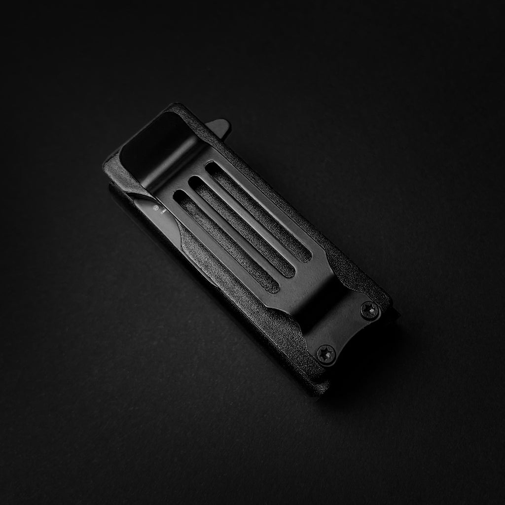 4 1/2" Black Spring Assisted lighter Knife