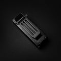 4 1/2" Black Spring Assisted lighter Knife