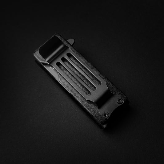 4 1/2" Black Spring Assisted lighter Knife